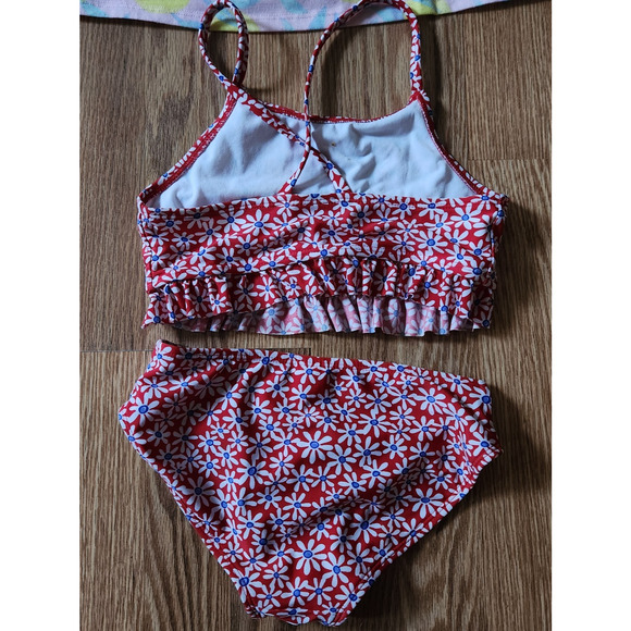 Girls Clothing Lot 9pc Size Medium Short Sleeve Dress Skirt Shorts Top Swimsuit - Picture 14 of 16